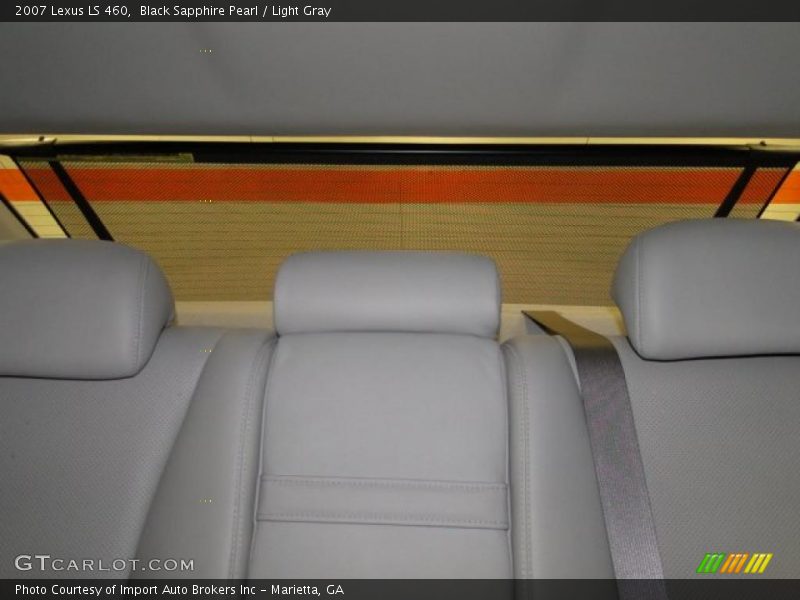 Black Sapphire Pearl / Light Gray 2007 Lexus LS 460