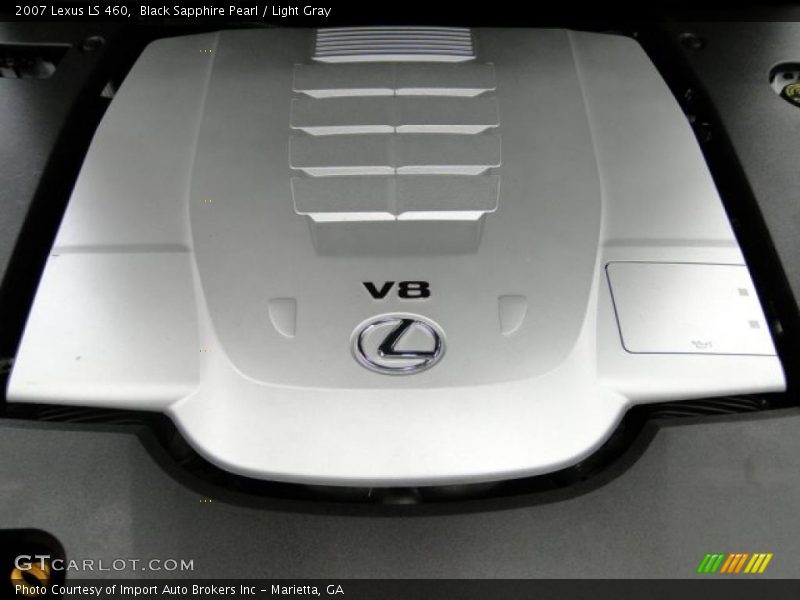 Black Sapphire Pearl / Light Gray 2007 Lexus LS 460
