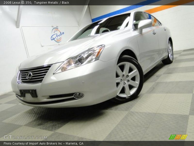 Tungsten Metallic / Black 2008 Lexus ES 350