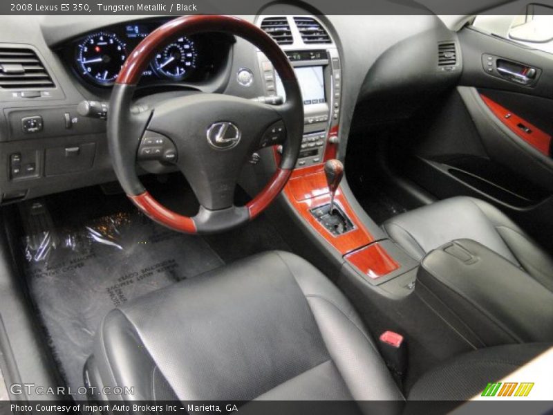 Tungsten Metallic / Black 2008 Lexus ES 350