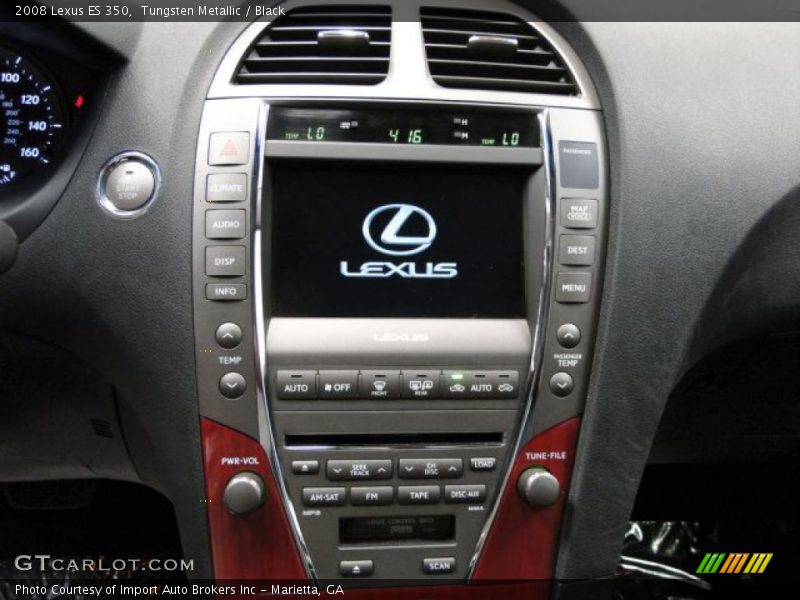 Tungsten Metallic / Black 2008 Lexus ES 350