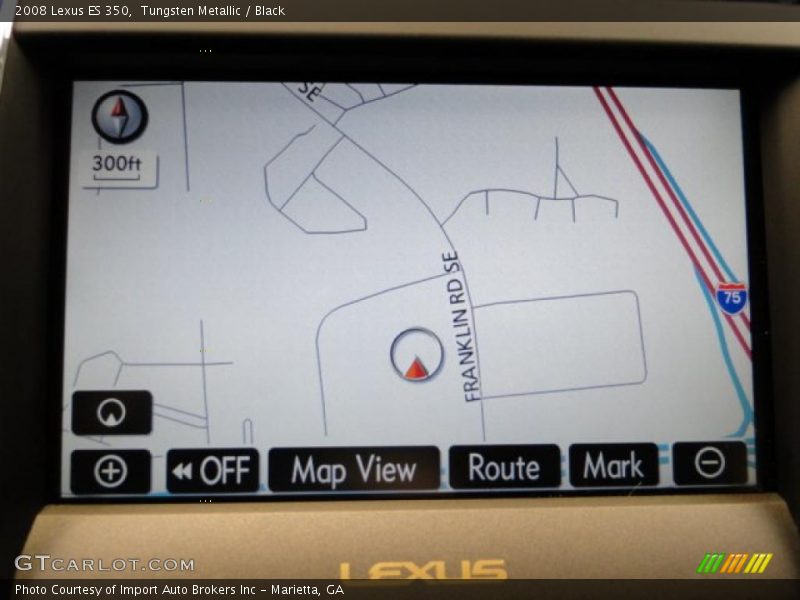 Tungsten Metallic / Black 2008 Lexus ES 350