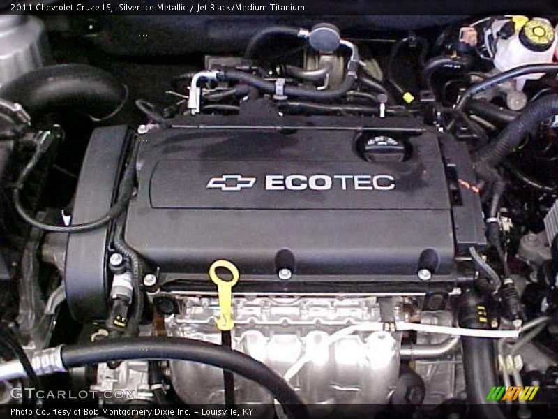 Silver Ice Metallic / Jet Black/Medium Titanium 2011 Chevrolet Cruze LS