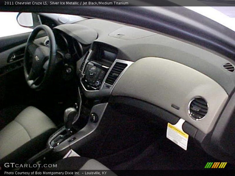 Silver Ice Metallic / Jet Black/Medium Titanium 2011 Chevrolet Cruze LS