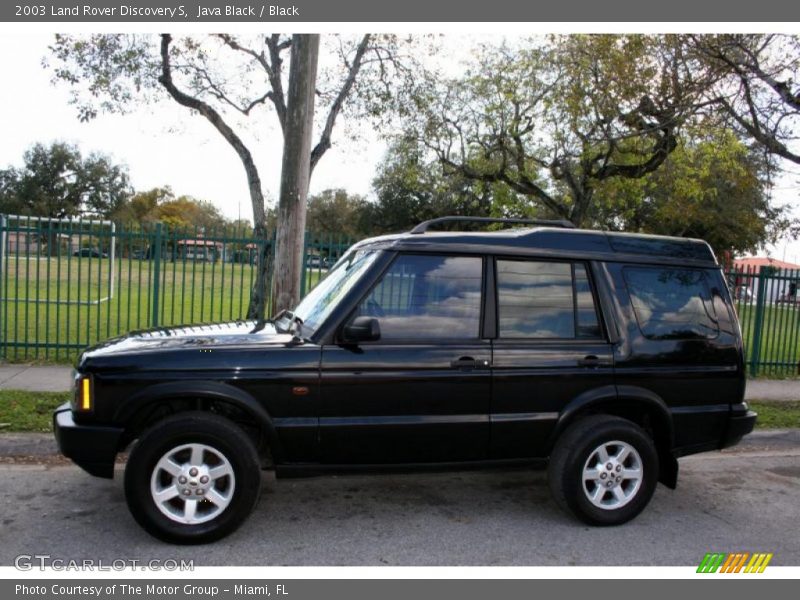 Java Black / Black 2003 Land Rover Discovery S