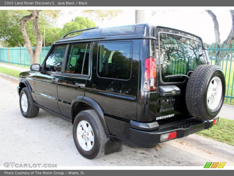 Java Black / Black 2003 Land Rover Discovery S