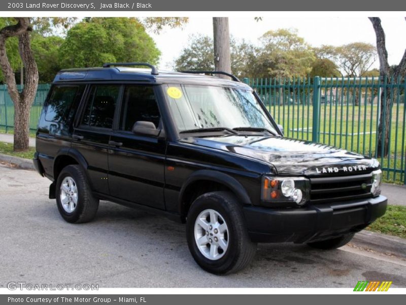 Java Black / Black 2003 Land Rover Discovery S