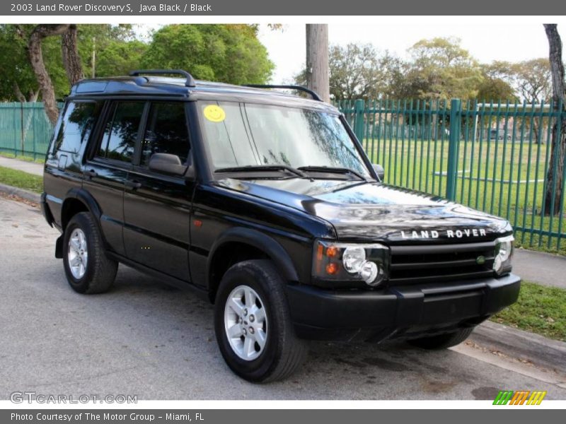 Java Black / Black 2003 Land Rover Discovery S