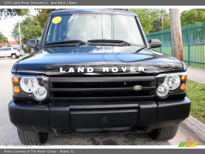 Java Black / Black 2003 Land Rover Discovery S