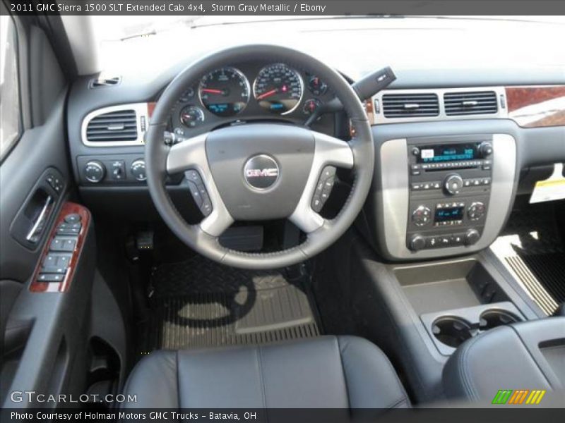 Controls of 2011 Sierra 1500 SLT Extended Cab 4x4