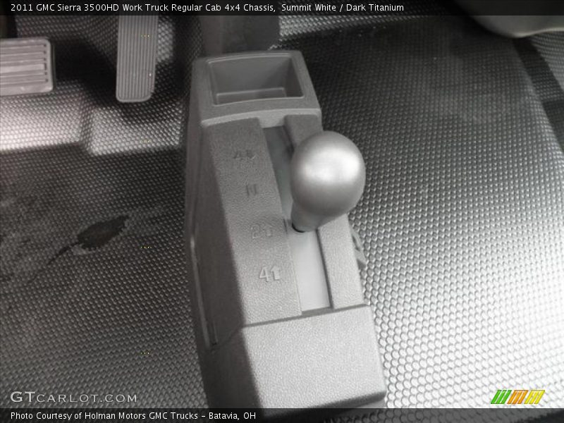 Summit White / Dark Titanium 2011 GMC Sierra 3500HD Work Truck Regular Cab 4x4 Chassis