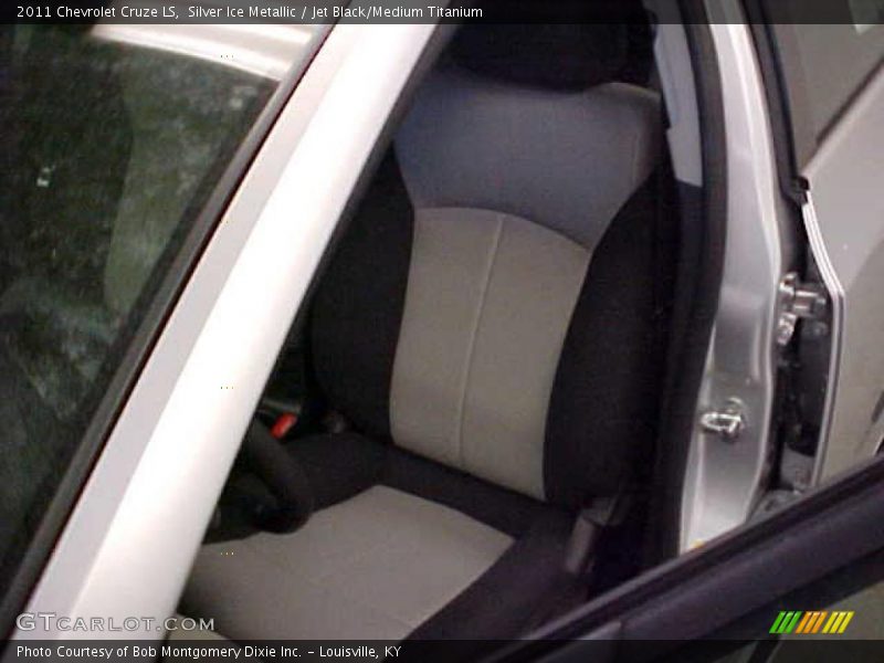 Silver Ice Metallic / Jet Black/Medium Titanium 2011 Chevrolet Cruze LS
