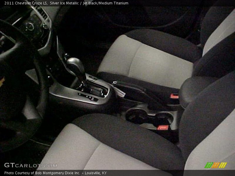 Silver Ice Metallic / Jet Black/Medium Titanium 2011 Chevrolet Cruze LS