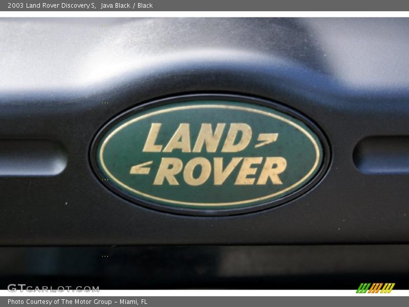 Java Black / Black 2003 Land Rover Discovery S