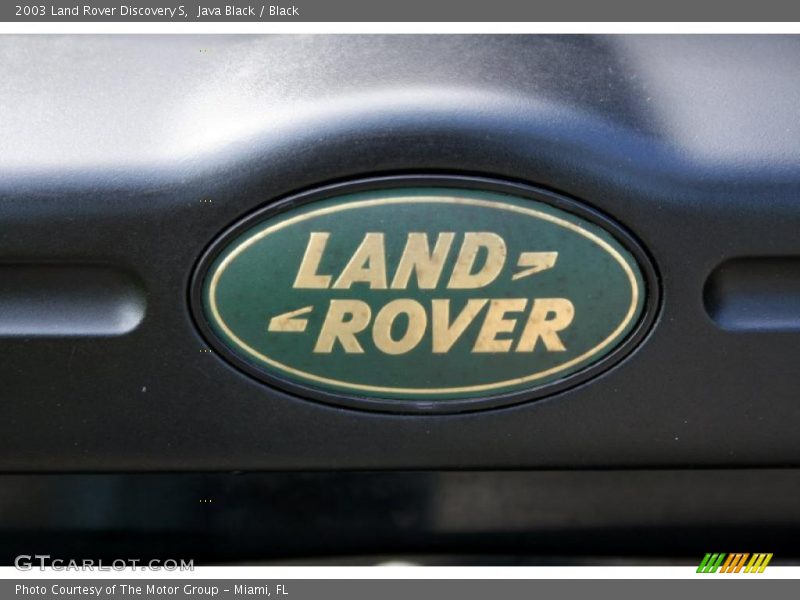 Java Black / Black 2003 Land Rover Discovery S