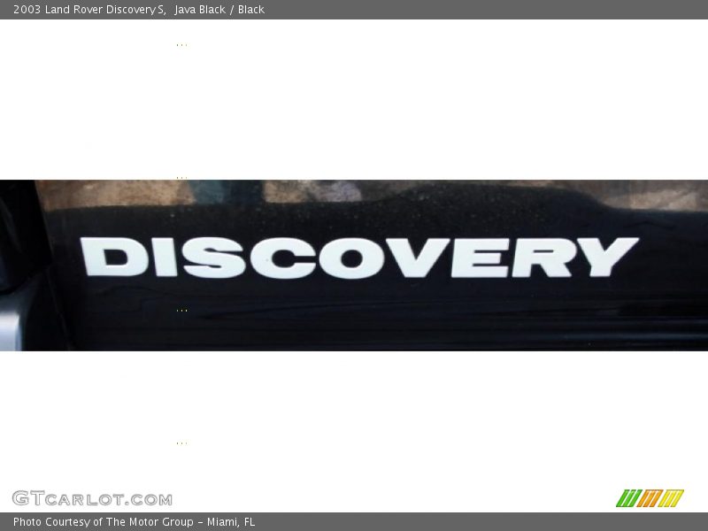 Java Black / Black 2003 Land Rover Discovery S