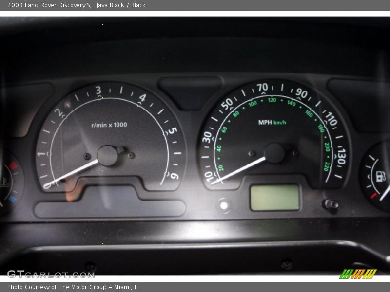 Java Black / Black 2003 Land Rover Discovery S