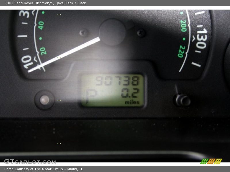 Java Black / Black 2003 Land Rover Discovery S