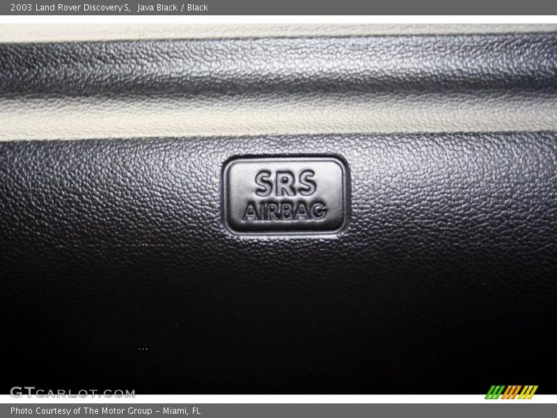 Java Black / Black 2003 Land Rover Discovery S