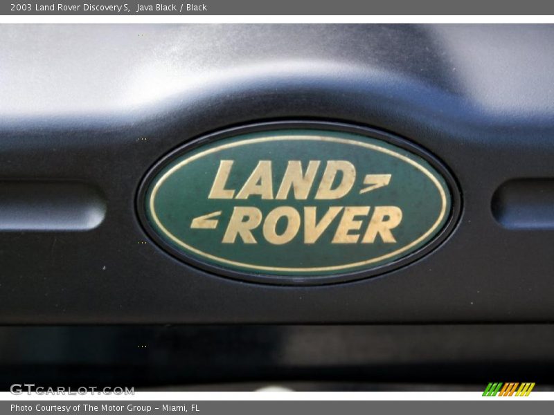 Java Black / Black 2003 Land Rover Discovery S