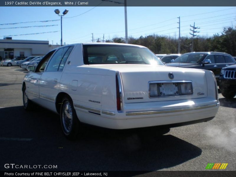 White / Camel 1997 Cadillac DeVille d'Elegance