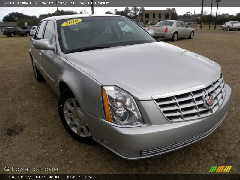 Radiant Silver / Titanium/Dark Titanium 2010 Cadillac DTS