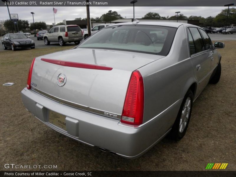 Radiant Silver / Titanium/Dark Titanium 2010 Cadillac DTS