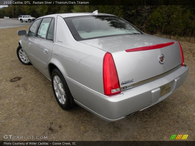 Radiant Silver / Titanium/Dark Titanium 2010 Cadillac DTS