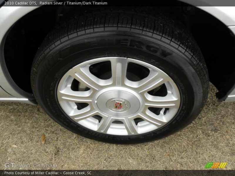 Radiant Silver / Titanium/Dark Titanium 2010 Cadillac DTS