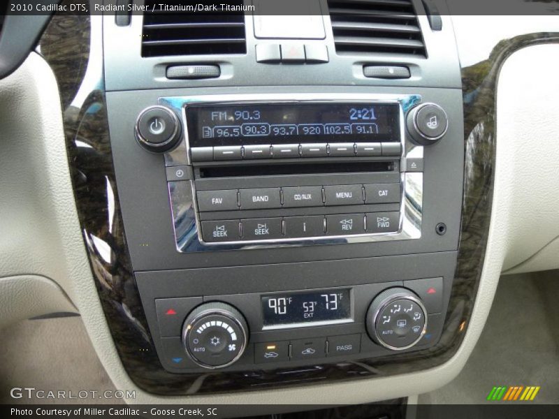 Radiant Silver / Titanium/Dark Titanium 2010 Cadillac DTS