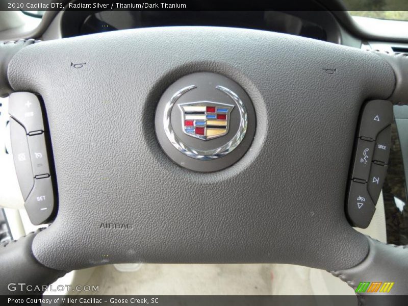 Radiant Silver / Titanium/Dark Titanium 2010 Cadillac DTS