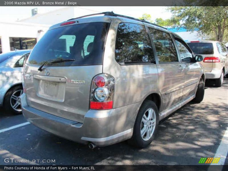 Bronze Metal / Beige 2006 Mazda MPV LX