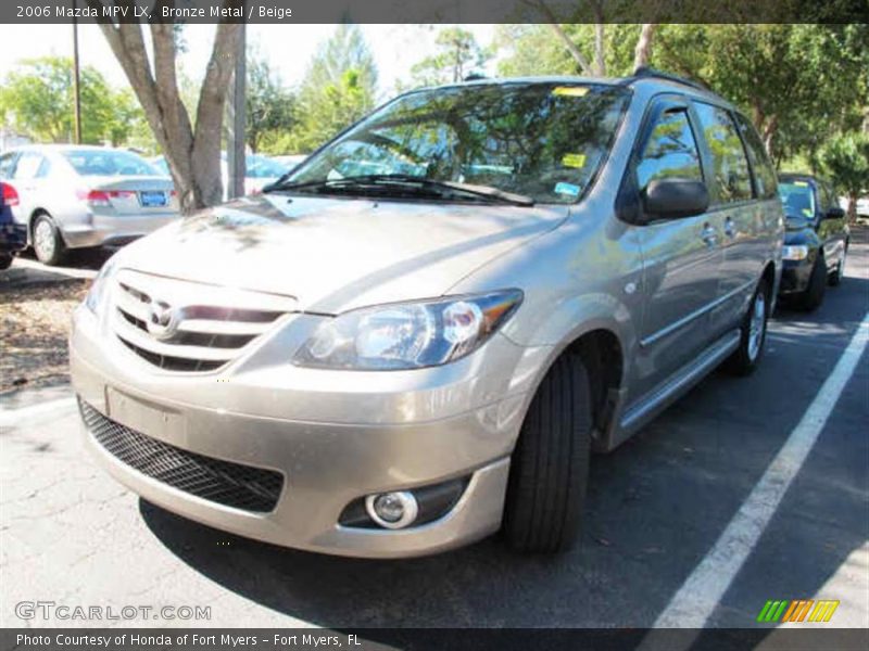 Bronze Metal / Beige 2006 Mazda MPV LX