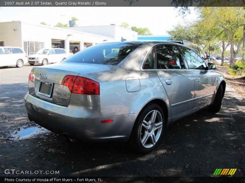 Quartz Gray Metallic / Ebony 2007 Audi A4 2.0T Sedan