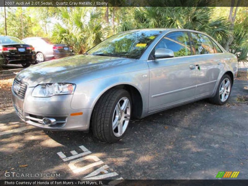 Quartz Gray Metallic / Ebony 2007 Audi A4 2.0T Sedan
