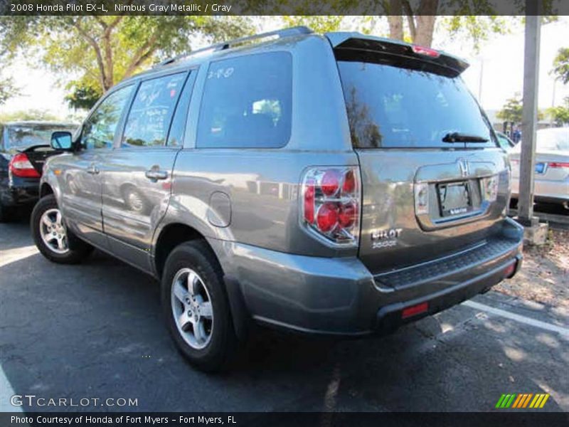 Nimbus Gray Metallic / Gray 2008 Honda Pilot EX-L