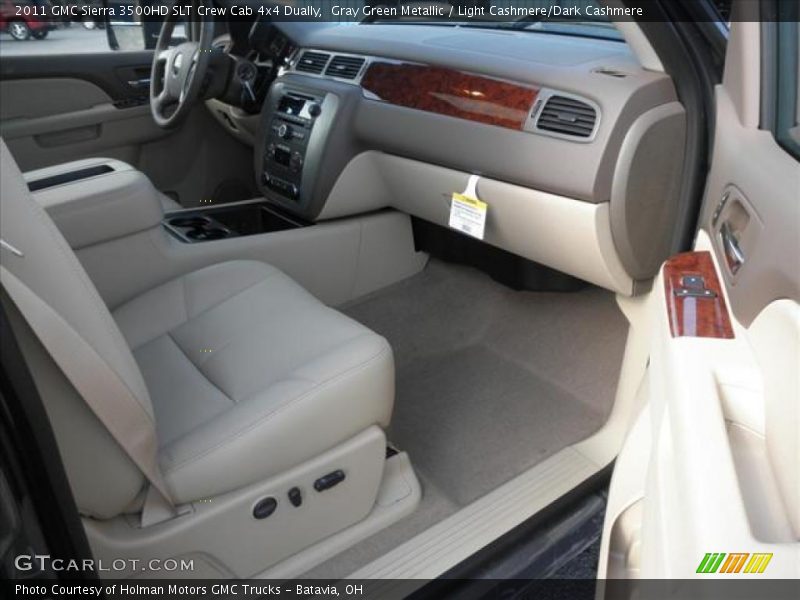  2011 Sierra 3500HD SLT Crew Cab 4x4 Dually Light Cashmere/Dark Cashmere Interior