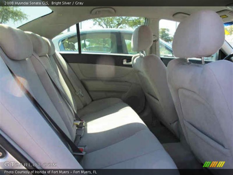 Bright Silver / Gray 2008 Hyundai Sonata GLS