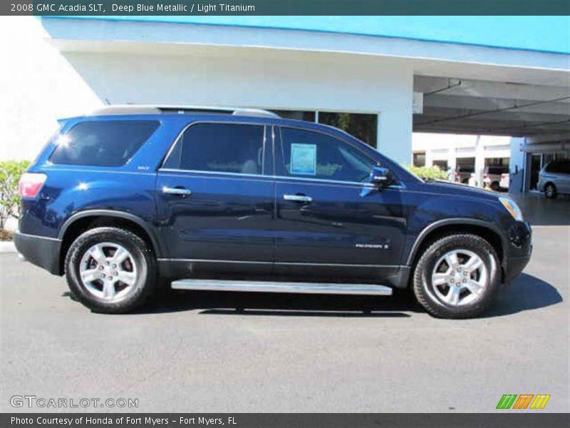 Deep Blue Metallic / Light Titanium 2008 GMC Acadia SLT