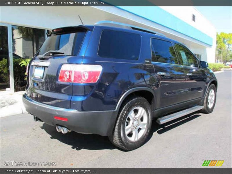 Deep Blue Metallic / Light Titanium 2008 GMC Acadia SLT