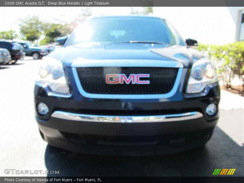Deep Blue Metallic / Light Titanium 2008 GMC Acadia SLT
