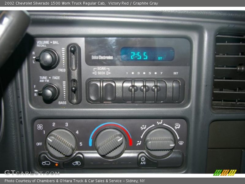 Victory Red / Graphite Gray 2002 Chevrolet Silverado 1500 Work Truck Regular Cab