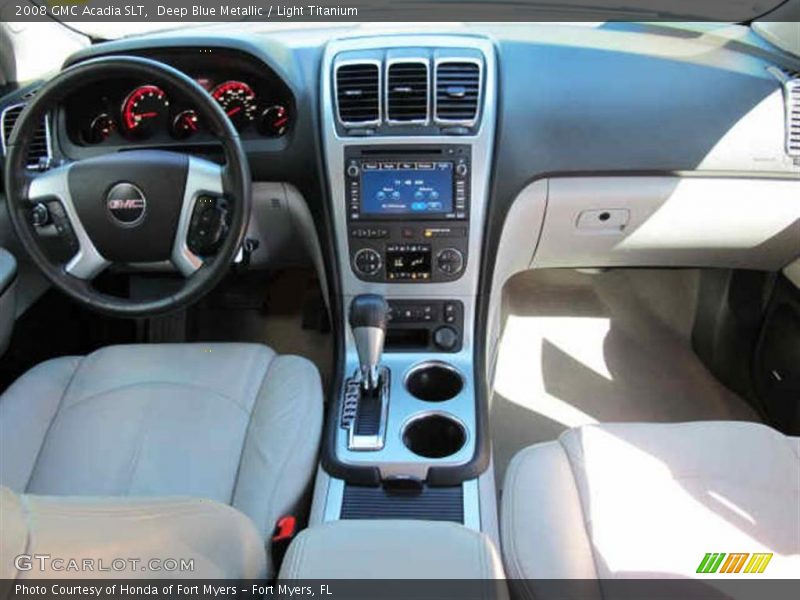 Deep Blue Metallic / Light Titanium 2008 GMC Acadia SLT