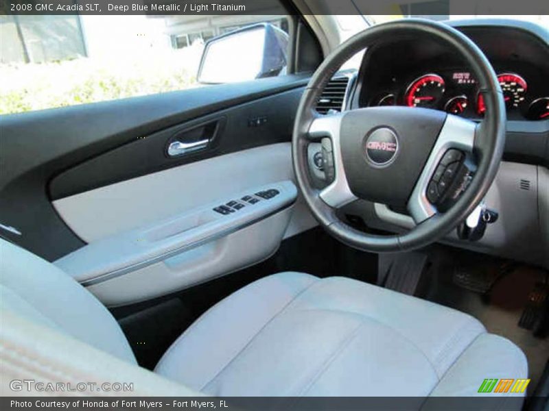 Deep Blue Metallic / Light Titanium 2008 GMC Acadia SLT
