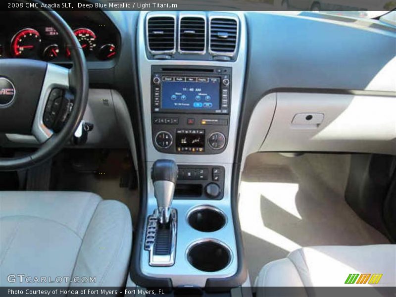 Deep Blue Metallic / Light Titanium 2008 GMC Acadia SLT