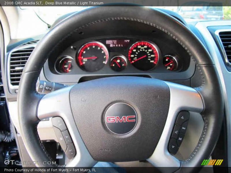 Deep Blue Metallic / Light Titanium 2008 GMC Acadia SLT