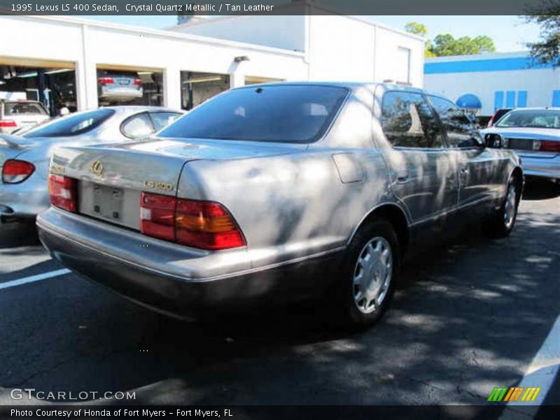 Crystal Quartz Metallic / Tan Leather 1995 Lexus LS 400 Sedan
