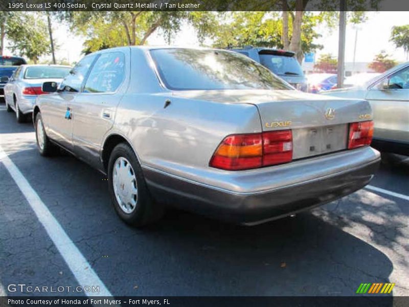 Crystal Quartz Metallic / Tan Leather 1995 Lexus LS 400 Sedan