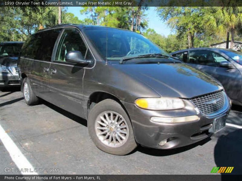 Taupe Frost Metallic / Mist Gray 1999 Chrysler Town & Country Limited