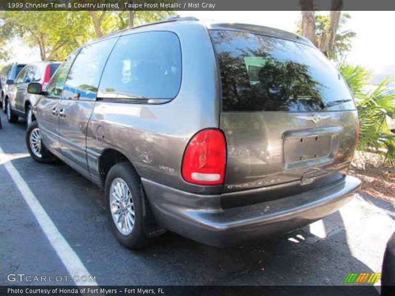 Taupe Frost Metallic / Mist Gray 1999 Chrysler Town & Country Limited